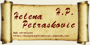 Helena Petrašković vizit kartica